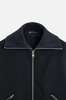 RIB COLLAR JACKET