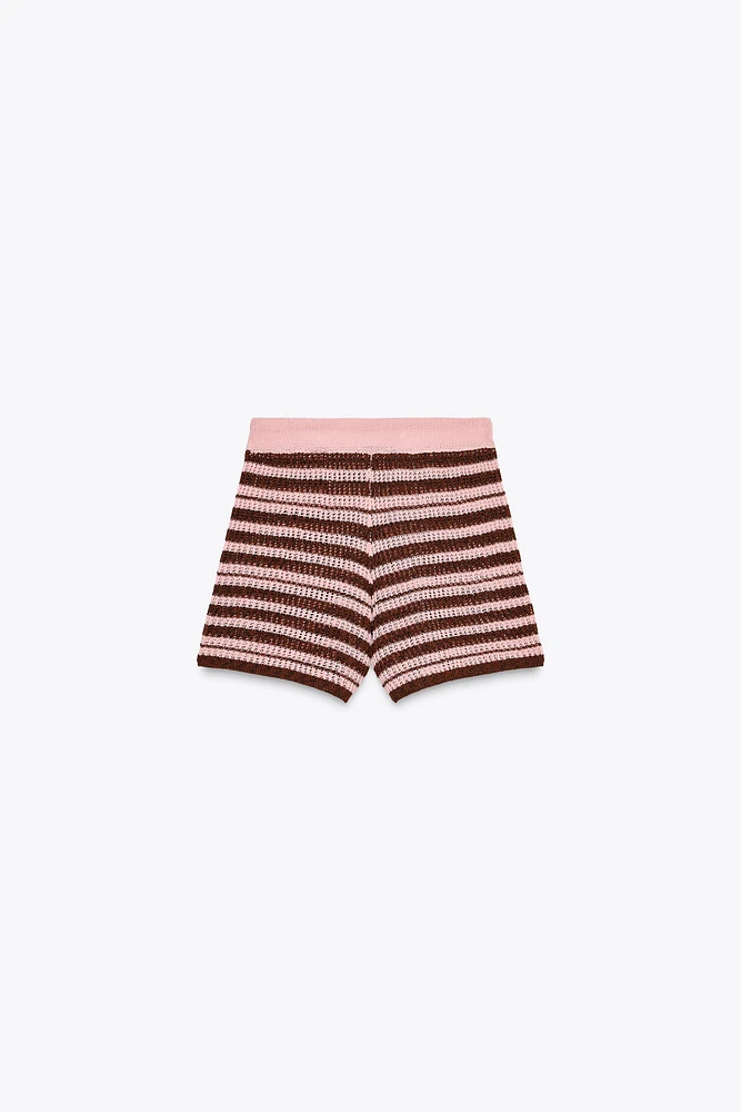 SHORT EN MAILLE