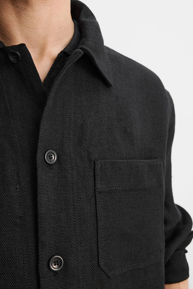 100% LINEN LIMITED EDITION OVERSHIRT