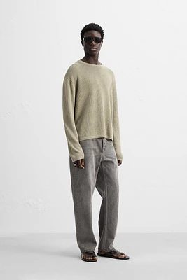 100% LINEN SWEATER