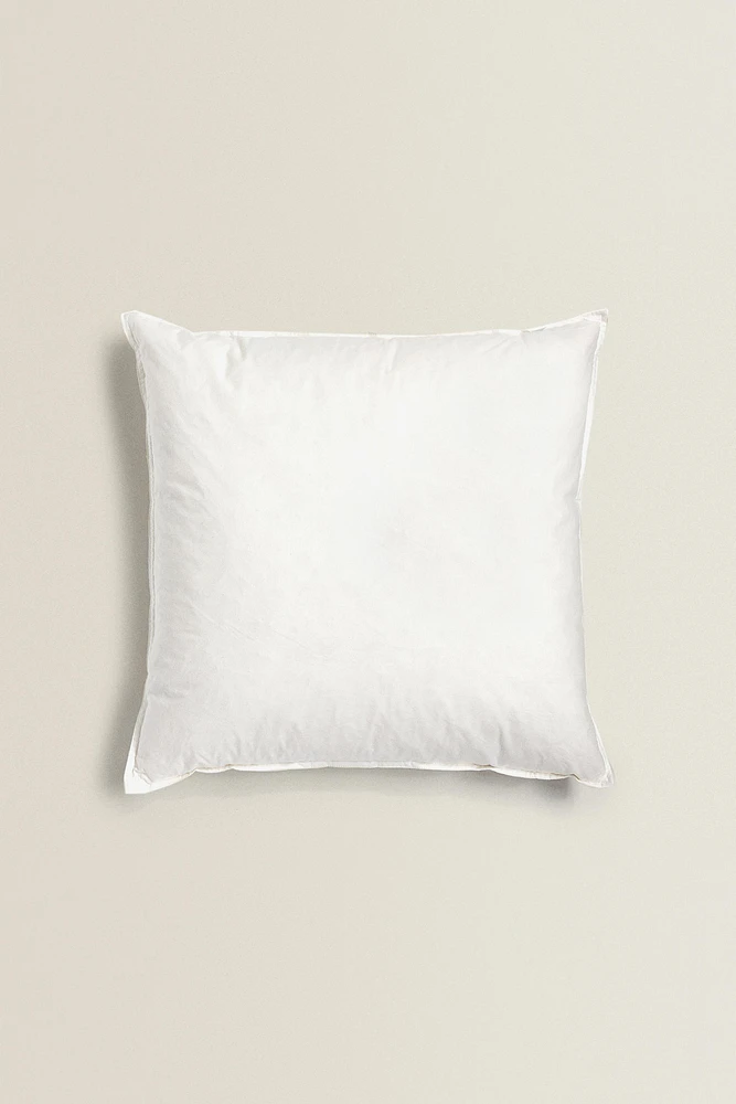 COUSSIN DE GARNISSAGE EN PLUMES HOUSSE COTON