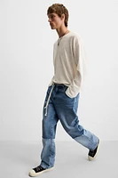 JEAN RELAXED FIT PATCHWORK