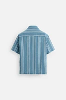 CHEMISE STRUCTURÉE À RAYURES