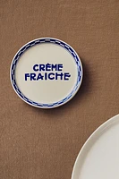 ASSIETTE À PAIN CÉRAMIQUE CRÈME FRAICHE