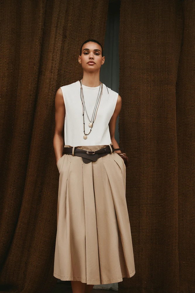 COMBINATION BELTED DRESS