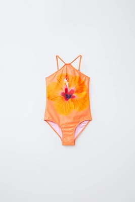 6-14 ANS/ MAILLOT DE BAIN À IMPRIMÉ FLEURS