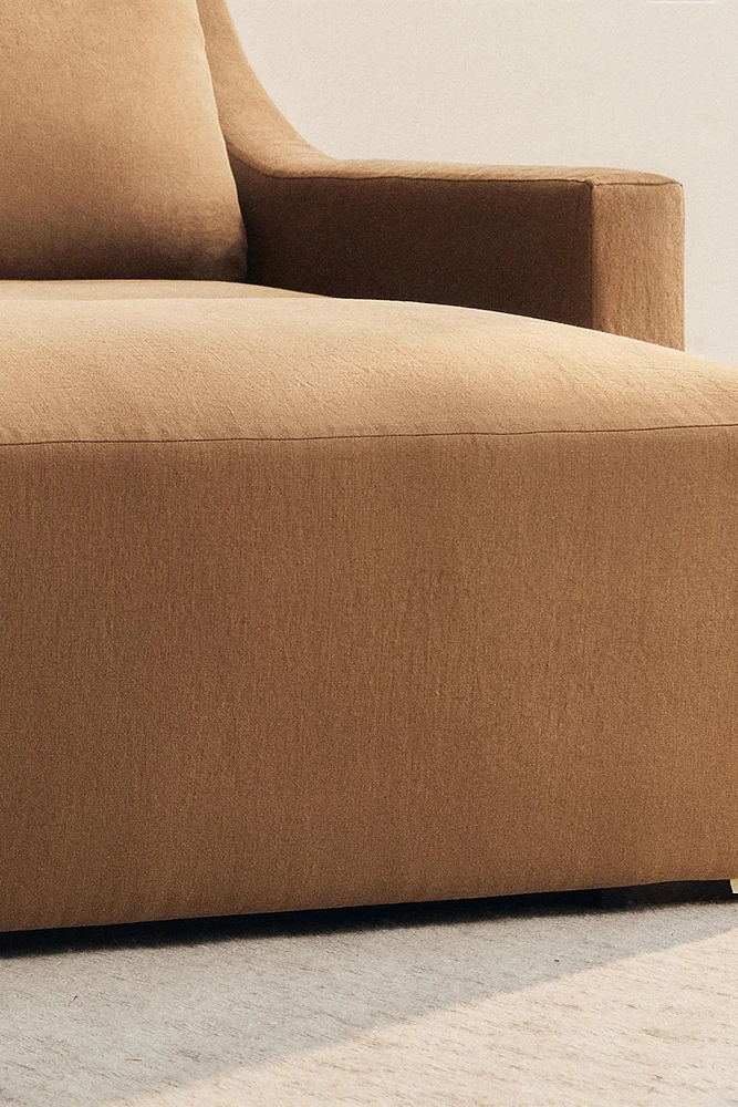 WASHED LINEN BEAN BAG CHAIR