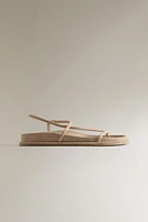 SANDALES CUIR BRIDES