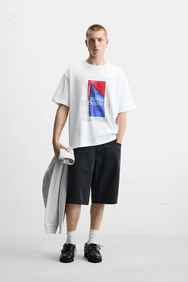 PRINTED PATCH T-SHIRT