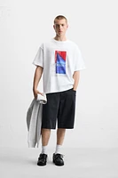 PRINTED PATCH T-SHIRT