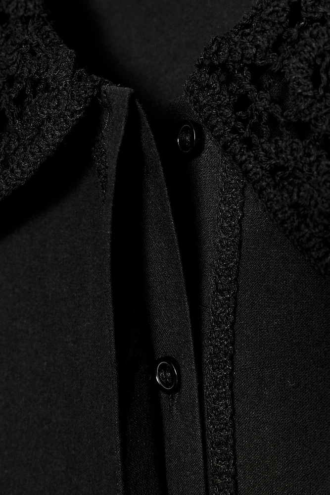 ZW COLLECTION CROCHET SHIRT