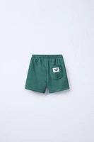 LABEL JOGGING SHORTS