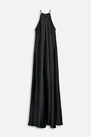 ROBE MI-LONGUE SATINÉE 50E ANNIVERSAIRE