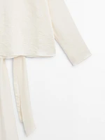 Flowing shirt with low-cut back - Studio