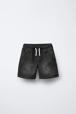 FLOWY DENIM SHORTS