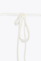 TOP HALTER TEXTURÉ