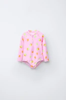 2-6 ANS/ MAILLOT DE BAIN À IMPRIMÉ CITRONS