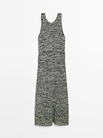 Long flecked knit dress - Limited Edition
