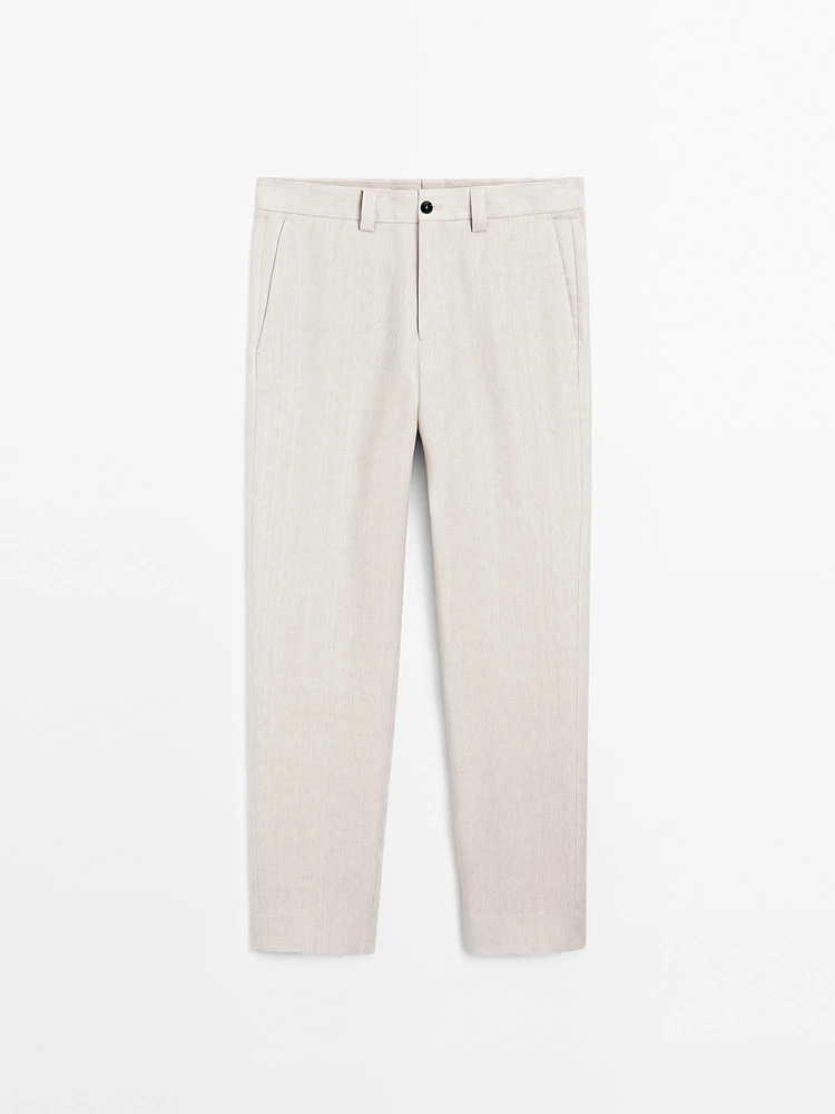 Pantalon de costume 100 % lin - Limited Edition