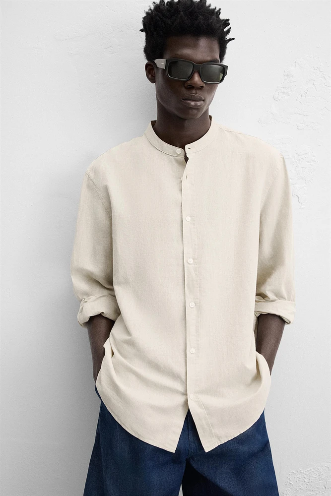 CHEMISE EN LIN ET COTON