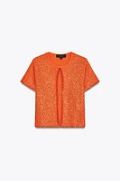 SEQUIN KNIT TOP