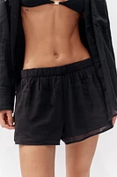 GAUZE PAJAMA SHORTS