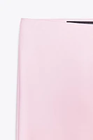 SATIN MIDI SKIRT