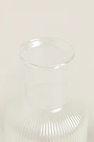 STRIPED BOROSILICATE GLASS NIGHT SET (SET OF 2)