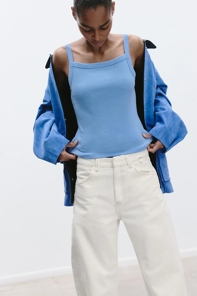 SQUARE NECK SHIRT
