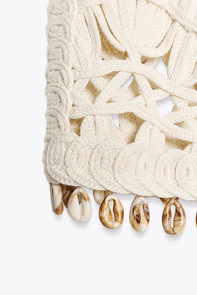SHELL KNIT VEST