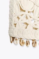 SHELL KNIT VEST