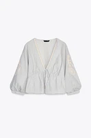 EMBROIDERED RUSTIC TOP