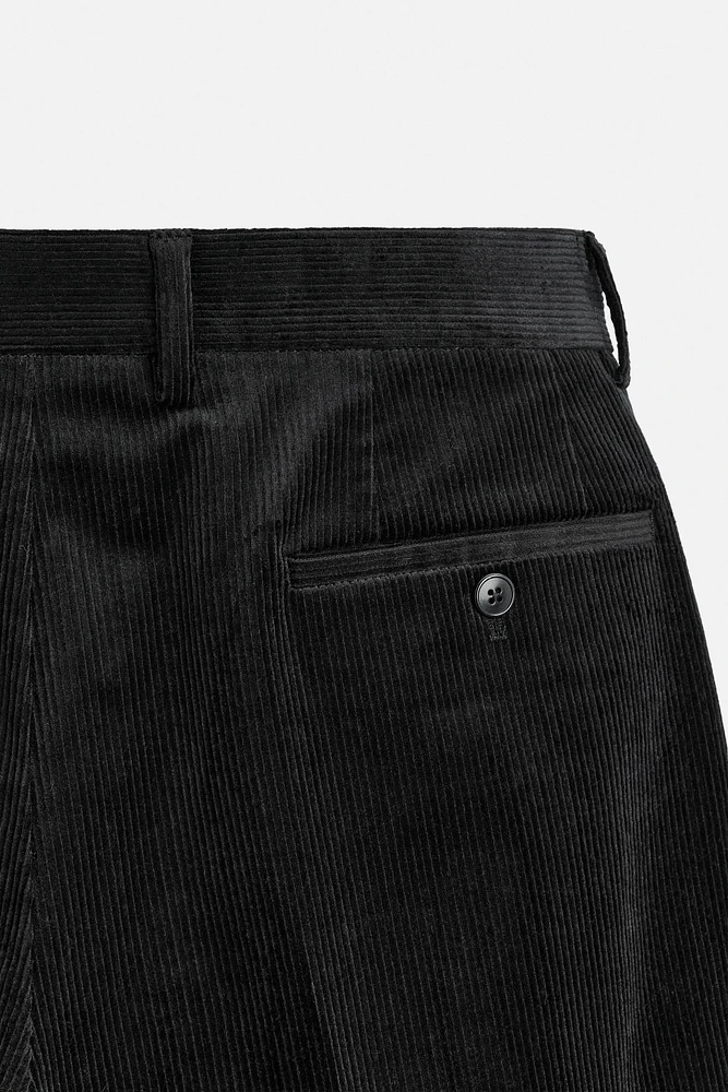 CORDUROY SLIM FIT PANTS