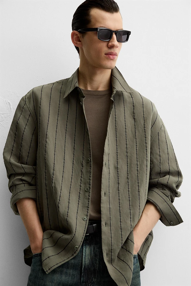 MODAL BLEND STRIPED SHIRT