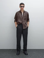 Lightweight regular fit twill shirt