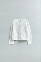 OPEN KNIT CARDIGAN