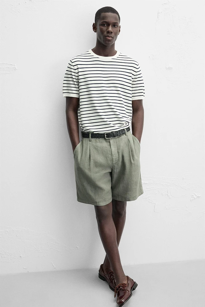 FLOWY KNIT T-SHIRT
