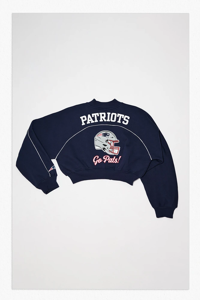 NFL PATRIOTS CROP SWEATSHIRT