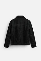 WASHED TEXTURED JACKET