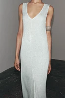 ROBE LONGUE MÉTALLISÉE