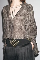 ZW COLLECTION PRINTED SHIRT