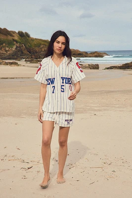 NEW YORK STRIPED SHORTS