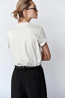 T-SHIRT À FERMOIR