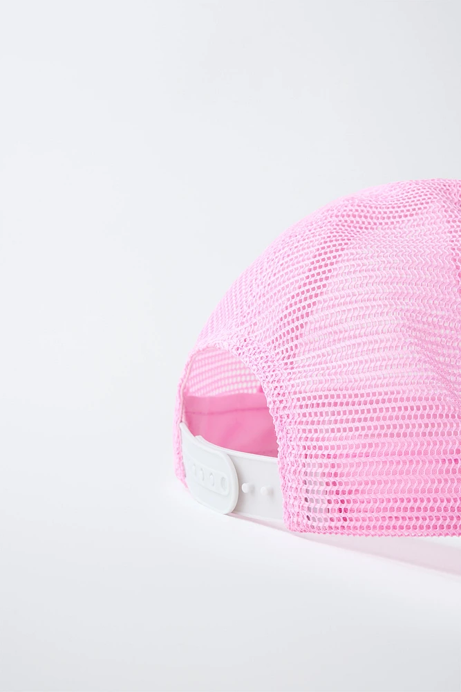 CASQUETTE EN RÉSILLE BRODÉE