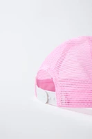CASQUETTE EN RÉSILLE BRODÉE