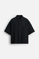 SEERSUCKER PLAID SHIRT