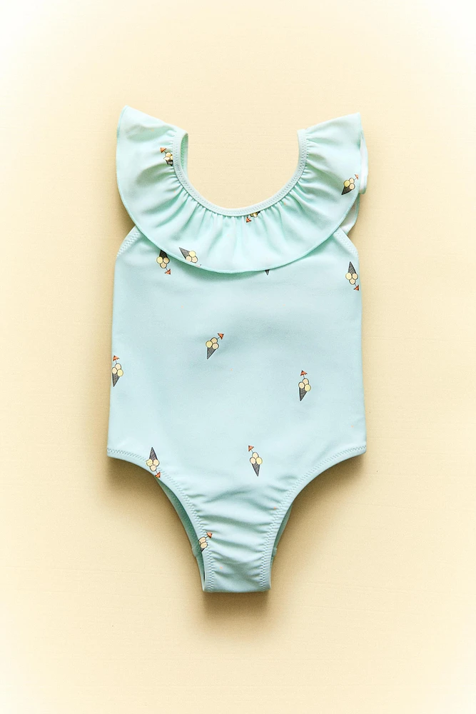 MAILLOT DE BAIN PLAGE ENFANT VOLANT GLACES
