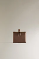 MEDIUM LEATHER COSMETIC BAG