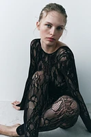 SEAMLESS LACE JUMPSUIT