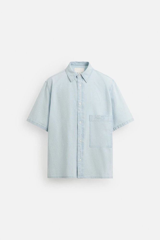 WASHED POCKET SHIRT